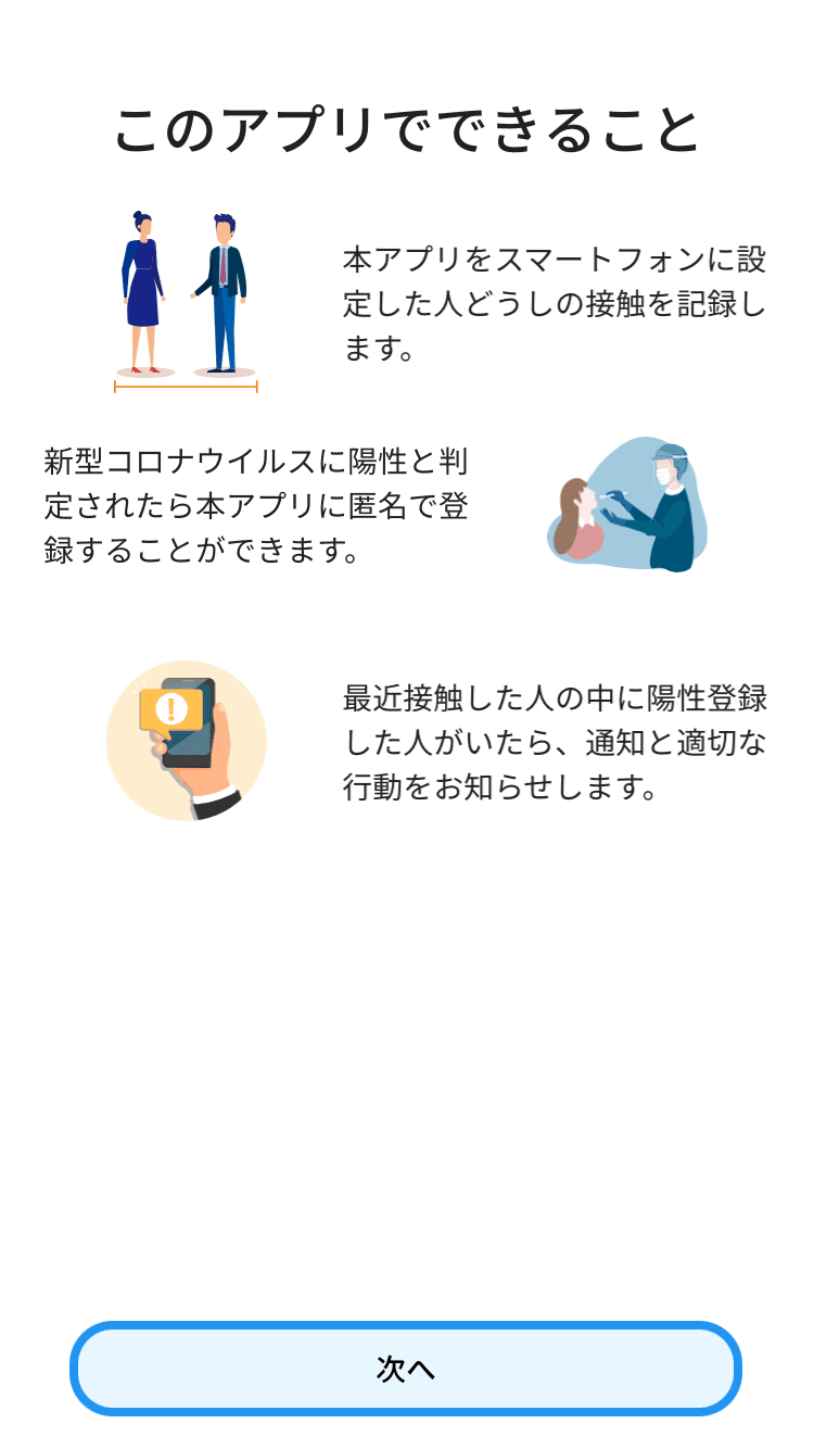 COCOAのダウンロードから初回起動時の手順