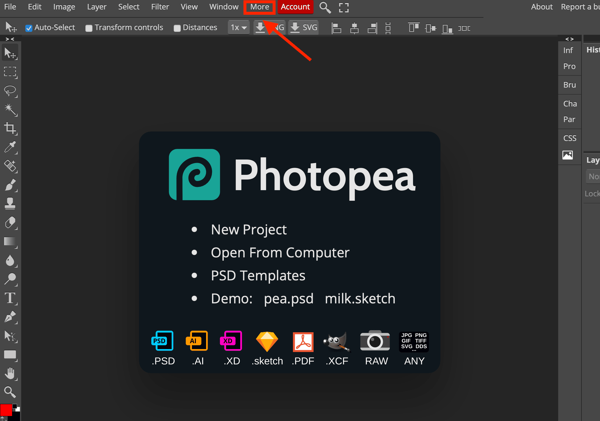 Photopea(フォトピー)の使い方