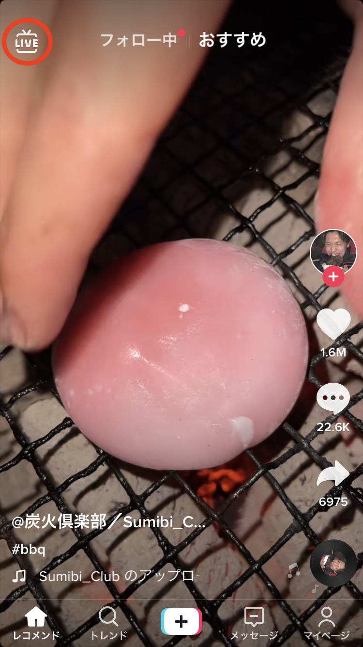 TikTokライブ配信の見方