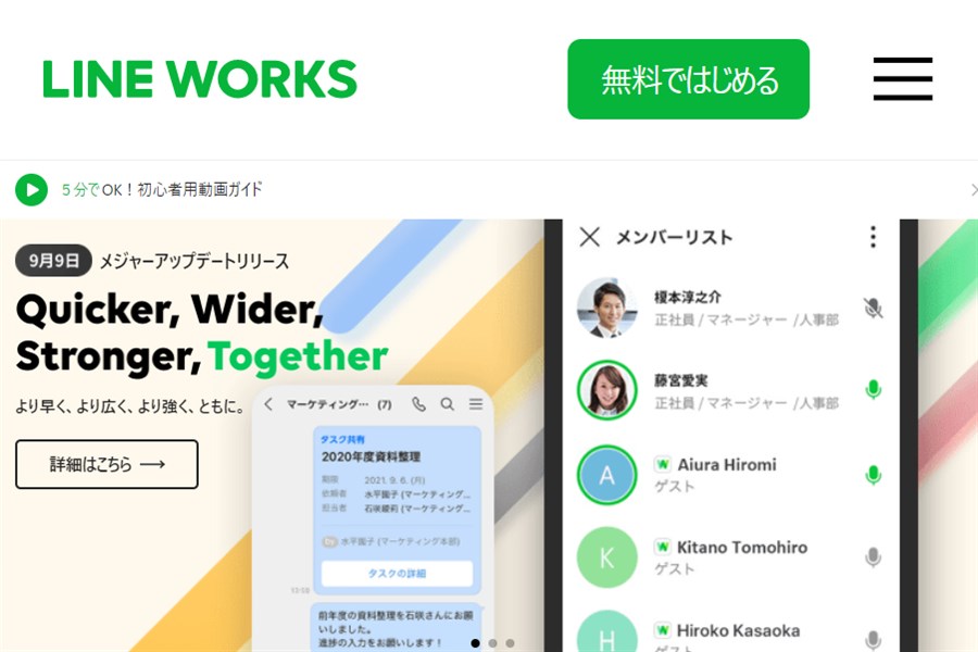 ビジネスチャットツールおすすめ5選